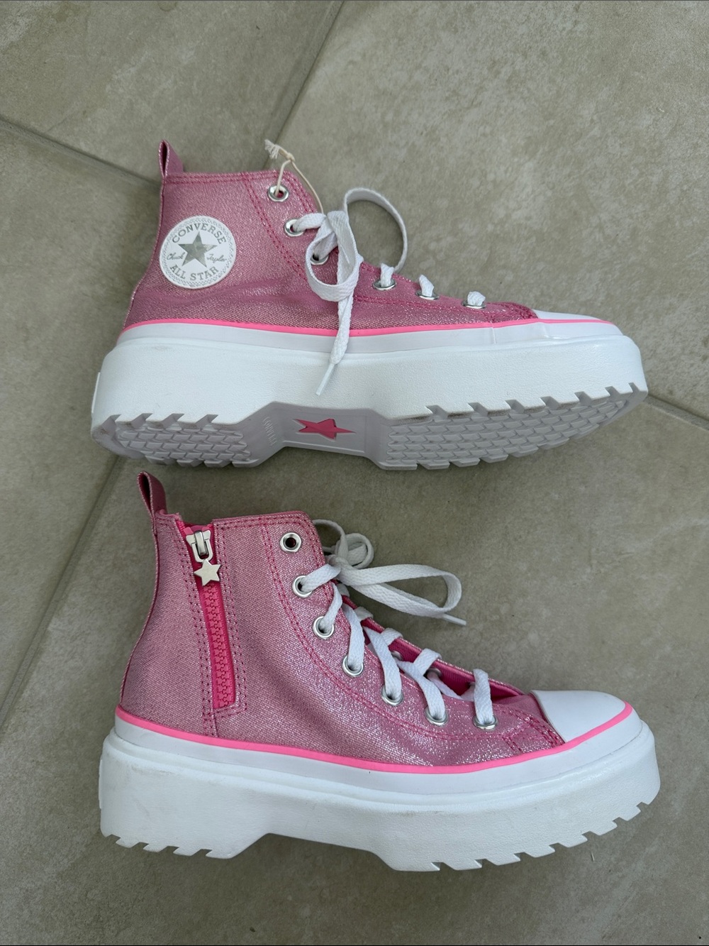 Converse Pink High-Top Sneakers